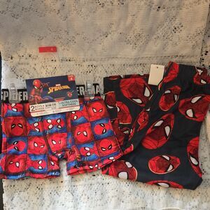 Marvel Spider-Man Boxer Briefs Boys Size 4 Red Athletic 4 Pack Kids Underwear